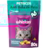 Petisco Whiskas Temptations Anti Bola de Pelo Para Gatos Adultos 80G - Whiskas Petisco Whiskas Temptations Anti Bola de Pelo Para Gatos Adultos 80G - Whiskas