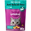 Petisco Whiskas Temptations Anti Bola de Pelo Para Gatos Adultos 80G - Whiskas