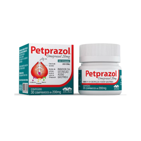 PETPRAZOL 20MG - 30 COMPRIMIDOS PETPRAZOL 20MG - 30 COMPRIMIDOS
