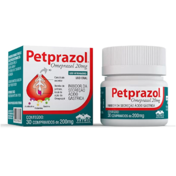 PETPRAZOL 20MG - 30 COMPRIMIDOS