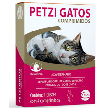 Petzi Gatos 4 comprimidos - Ceva Petzi Gatos 4 comprimidos - Ceva