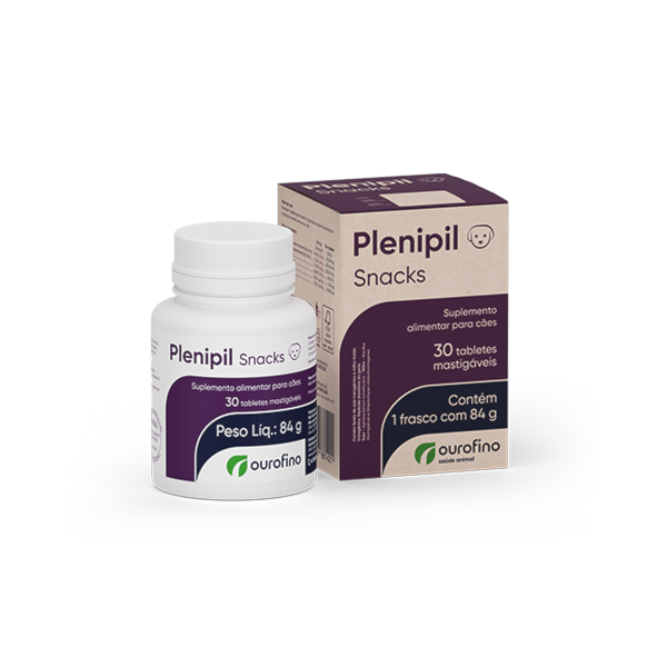 Plenipil Snacks 30 tabletes - Ouro Fino Plenipil Snacks 30 tabletes - Ouro Fino