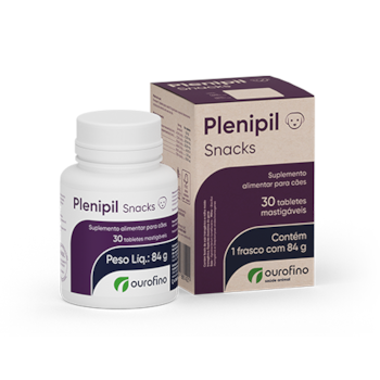 Plenipil Snacks 30 tabletes - Ouro Fino Plenipil Snacks 30 tabletes - Ouro Fino