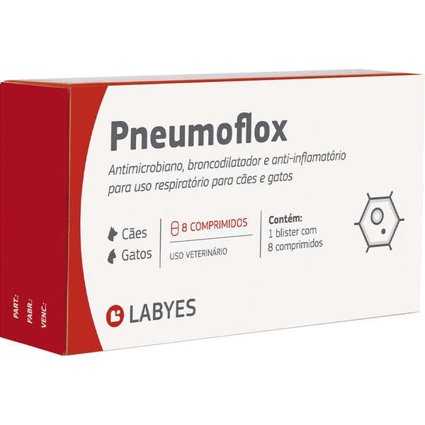 Pneumoflox 8 comprimidos - Labyes Pneumoflox 8 comprimidos - Labyes