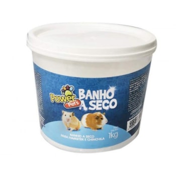 Pó Banho Seco Powerpets Para Hamster