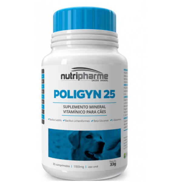 Poligyn 25 C/30 comprimidos - Nutripharme Poligyn 25 C/30 comprimidos - Nutripharme