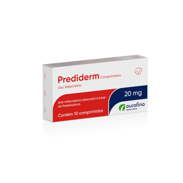 PREDIDERM 20MG 10 COMPRIMIDOS Águia veterinária