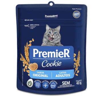 Premier Cookie - Gatos 40g Premier Cookie - Gatos 40g