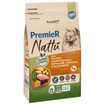 Premier Nattu Cães Adultos Pequenos Mandioquinha Premier Nattu Cães Adultos Pequenos Mandioquinha