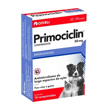 Primociclin 50mg 10 comprimidos - Coveli