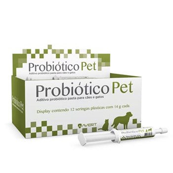 Probiótico Avert Cães e Gatos 14g - Avert