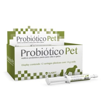 Probiótico Avert Cães e Gatos 14g - Avert Probiótico Avert Cães e Gatos 14g - Avert