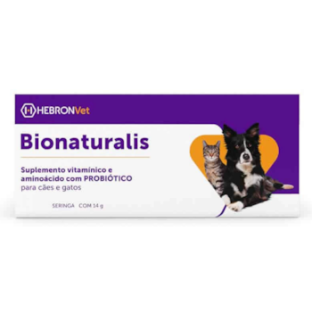 Probiótico Para Cães e Gatos Bionaturalis 14g - Hebron Probiótico Para Cães e Gatos Bionaturalis 14g - Hebron