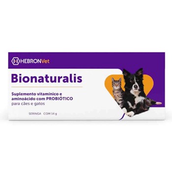 Probiótico Para Cães e Gatos Bionaturalis 14g - Hebron