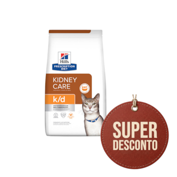 Promo Hill's Prescription Diet K/D Gatos Adultos Cuidado Renal 1,8 kg