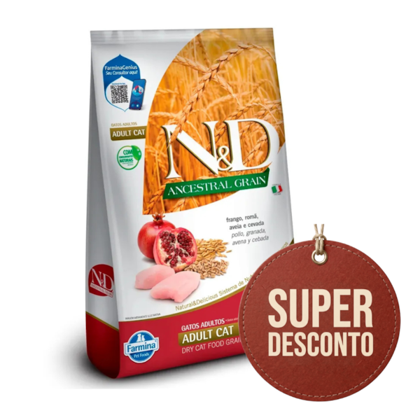 Promo N&D Ancestral Gatos Adultos Frango 1,5kg Promo N&D Ancestral Gatos Adultos Frango 1,5kg