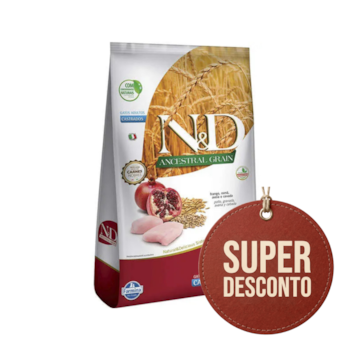 Promo N&D Ancestral Selection Gatos Castrados - Frango e Romã 7,5kg