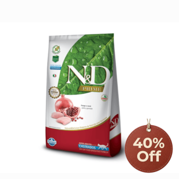 Promo N&D Prime Gatos Castrados Frango 7,5kg