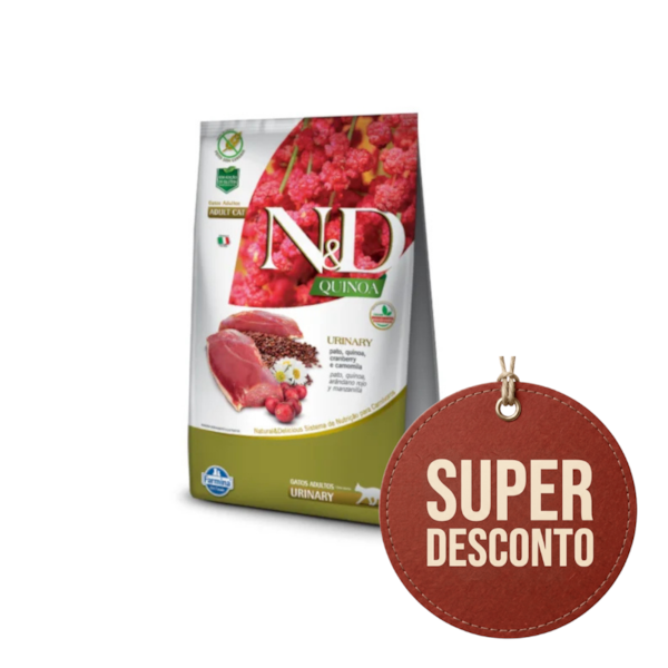 Promo N&D quinoa gatos adultos urinary pato 400g Promo N&D quinoa gatos adultos urinary pato 400g