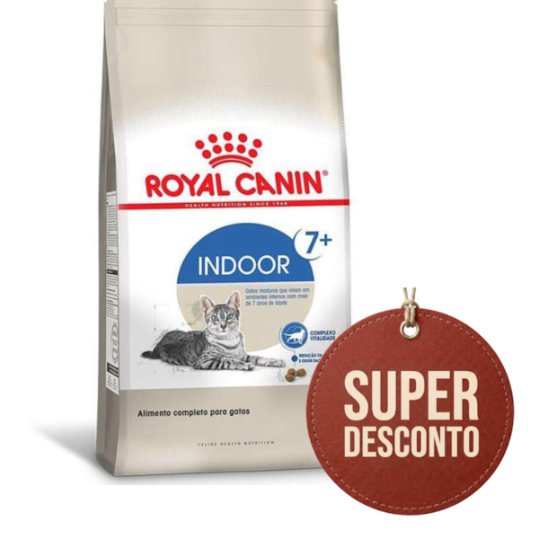 Promo Royal Canin gatos indoor 7+ - 400g