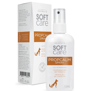 Propcalm Spray Higienização de Feridas 100ml - Soft Care Propcalm Spray Higienização de Feridas 100ml - Soft Care