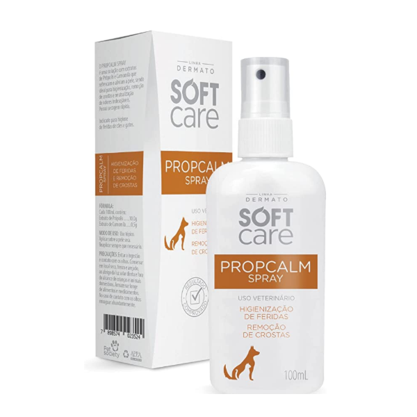 Propcalm Spray Higienização de Feridas 100ml - Soft Care Propcalm Spray Higienização de Feridas 100ml - Soft Care