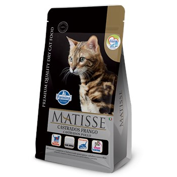 Ração Farmina Matisse Castrados Frango - Gatos Adultos