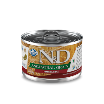 Ração Farmina N&D Ancestral Grain Lata Frango e Romã - Cães Adultos Ração Farmina N&D Ancestral Grain Lata Frango e Romã - Cães Adultos