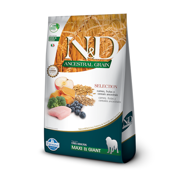 Ração Farmina N&D Ancestral Grain Selection Raças Grandes e Gigantes - Cães Adultos Ração Farmina N&D Ancestral Grain Selection Raças Grandes e Gigantes - Cães Adultos