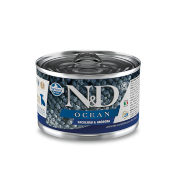Ração Farmina N&D Ocean Lata Bacalhau e Abóbora - Cães Filhotes Ração Farmina N&D Ocean Lata Bacalhau e Abóbora - Cães Filhotes