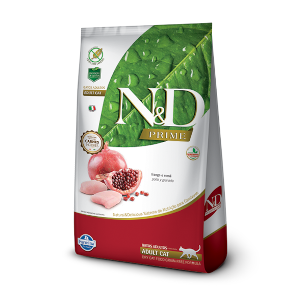 Ração Farmina N&D Prime Frango e Romã - Gatos Adultos Ração Farmina N&D Prime Frango e Romã - Gatos Adultos