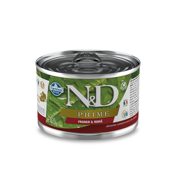 Ração Farmina N&D Prime Lata Frango e Romã - Cães Adultos Ração Farmina N&D Prime Lata Frango e Romã - Cães Adultos