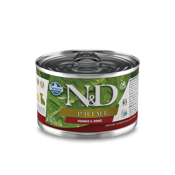 Ração Farmina N&D Prime Lata Frango e Romã - Cães Filhotes Ração Farmina N&D Prime Lata Frango e Romã - Cães Filhotes