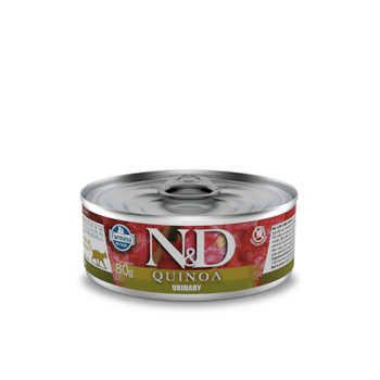 Ração Farmina N&D Quinoa Lata Urinary - Gatos Adultos 80g Ração Farmina N&D Quinoa Lata Urinary - Gatos Adultos 80g