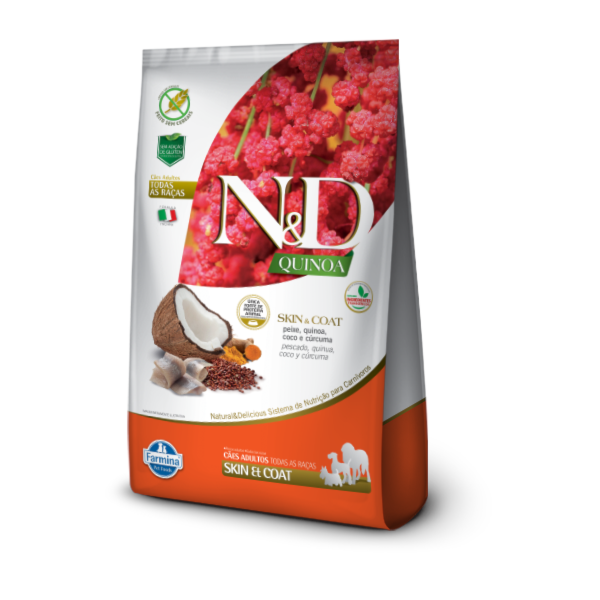 Ração Farmina N&D Quinoa Skin & Coat Peixe - Cães Adultos Ração Farmina N&D Quinoa Skin & Coat Peixe - Cães Adultos