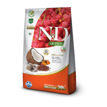 Ração Farmina N&D Quinoa Skin & Coat Peixe - Gatos Adultos Ração Farmina N&D Quinoa Skin & Coat Peixe - Gatos Adultos