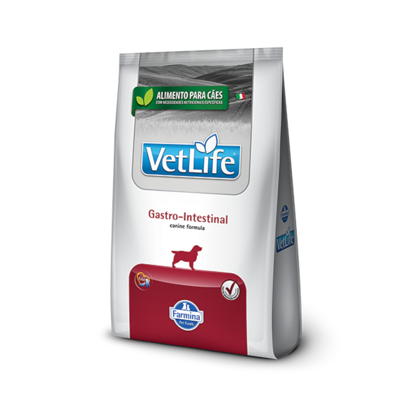 Ração Farmina Vet Life Gastro-Intestinal Cães Adultos - Vet Life Ração Farmina Vet Life Gastro-Intestinal Cães Adultos - Vet Life