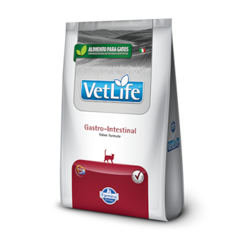 Ração Farmina Vet Life Gastrointestinal Gatos Adultos - Vet Life