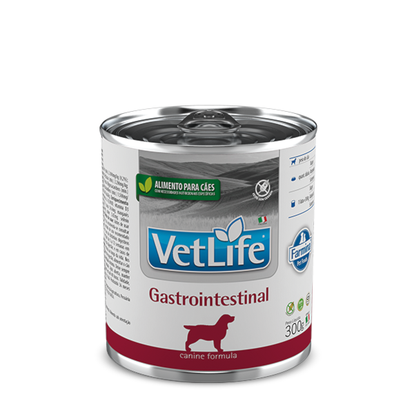 Ração Farmina Vet Life Lata Gastro-Intestinal - Cães Adultos 300g Ração Farmina Vet Life Lata Gastro-Intestinal - Cães Adultos 300g