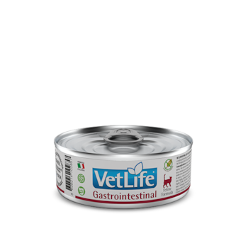 Ração Farmina Vet Life Lata Gastrointestinal - Gatos Adultos 85g
