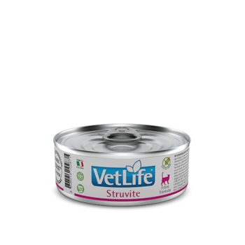 Ração Farmina Vet Life Lata Struvit - Gatos Adultos 85g Ração Farmina Vet Life Lata Struvit - Gatos Adultos 85g