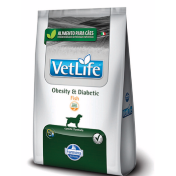 Ração Farmina Vet Life Obesity Fish Canine - Vet Life