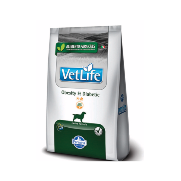 Ração Farmina Vet Life Obesity Fish Canine - Vet Life Ração Farmina Vet Life Obesity Fish Canine - Vet Life