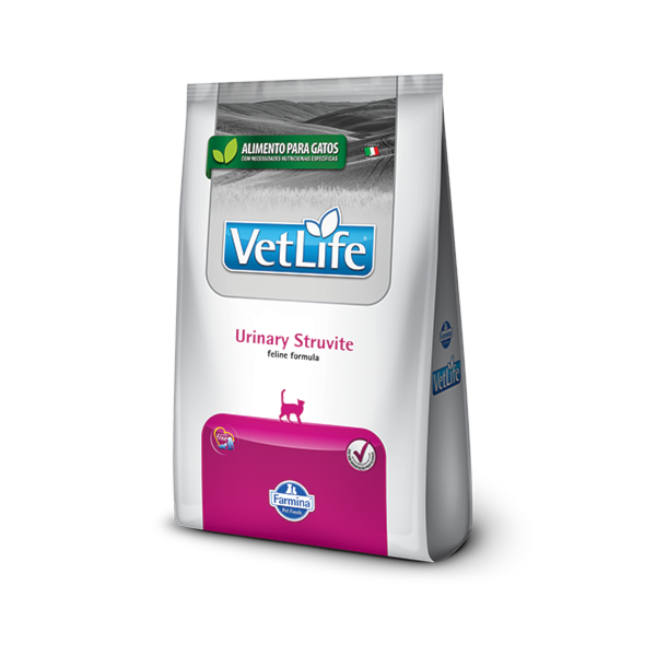 Ração Farmina Vet Life Urinary Struvite Gatos Adultos - Vet Life Ração Farmina Vet Life Urinary Struvite Gatos Adultos - Vet Life