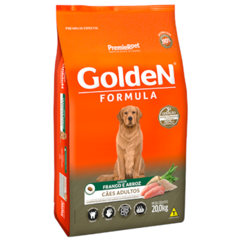 Ração Golden Formula Frango e Arroz Cães Adultos - Golden Ração Golden Formula Frango e Arroz Cães Adultos - Golden