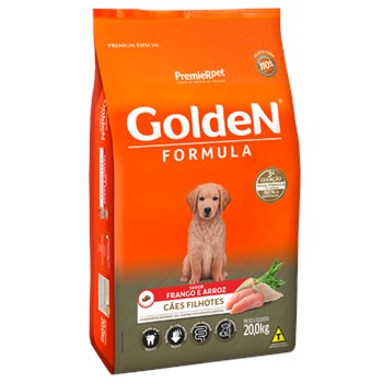Ração Golden Formula Frango e Arroz Cães Filhotes - Golden