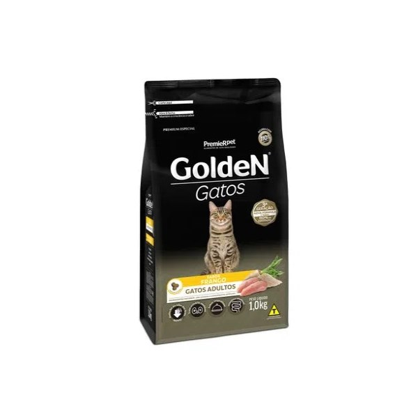 Ração Golden Frango Gatos Adultos - Golden