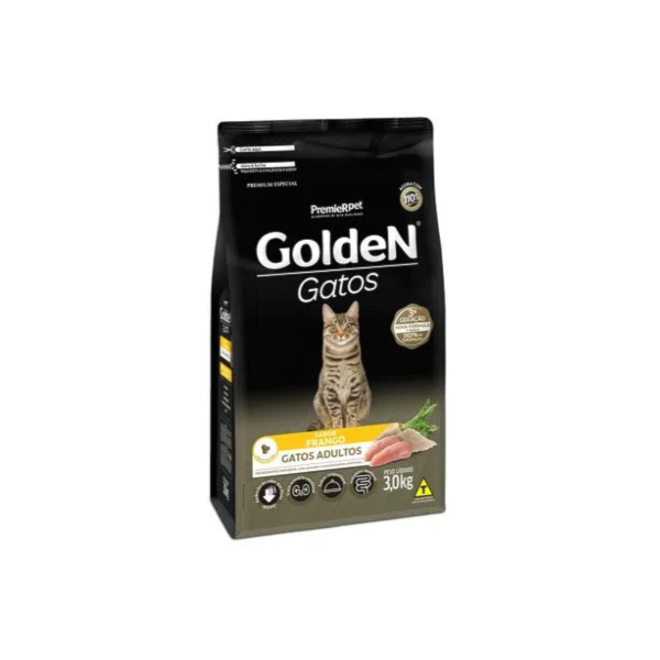 Ração Golden Frango Gatos Adultos - Golden Ração Golden Frango Gatos Adultos - Golden