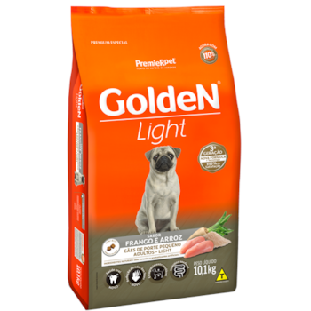 Ração Golden Light Raças Pequenas Cães Adultos - Golden Ração Golden Light Raças Pequenas Cães Adultos - Golden