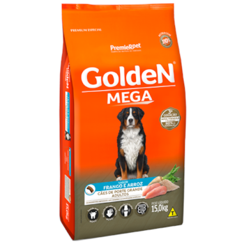 Ração Golden Mega Raças Gigantes Cães Adultos - Golden Ração Golden Mega Raças Gigantes Cães Adultos - Golden